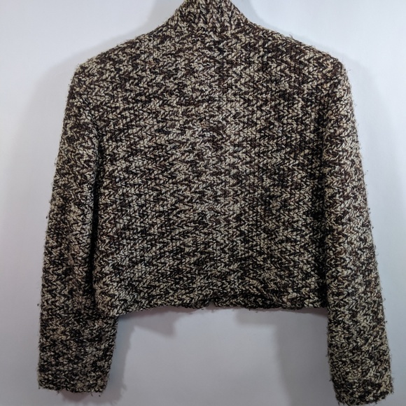 🔥Claude Rene Jacket chunky tweed zip Jacket 8 VTG - Picture 5 of 8